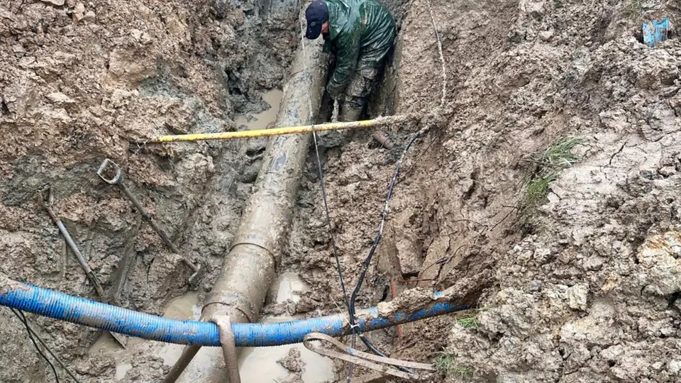 AKTUALIZACJA - Zakończono naprawę głównej magistrali sieci wodociągowej