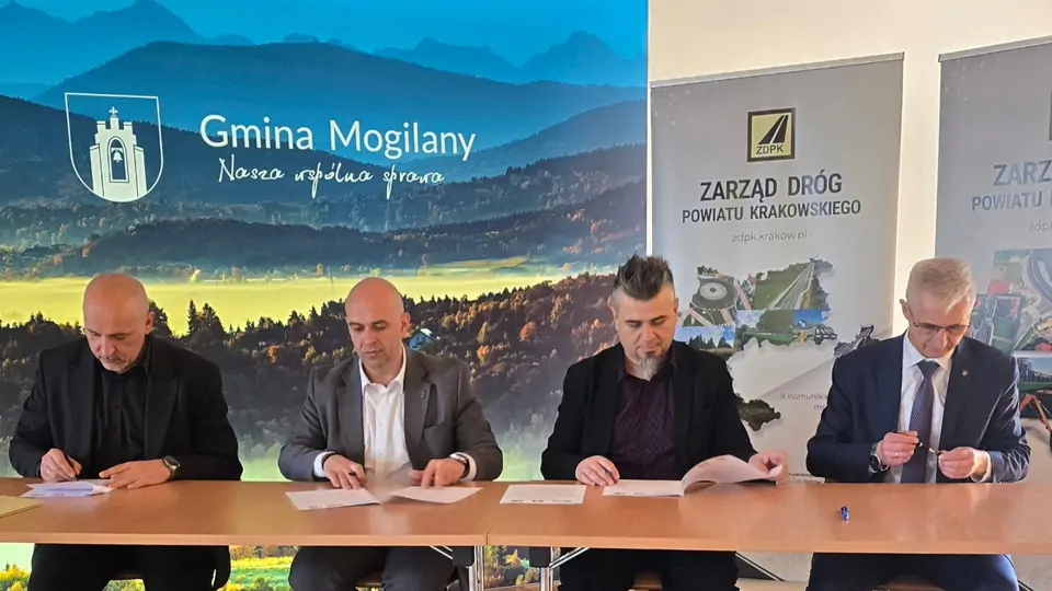 Oficjalny odbiór rozbudowy dróg powiatowych w Gaju, Lusinie i Libertowie