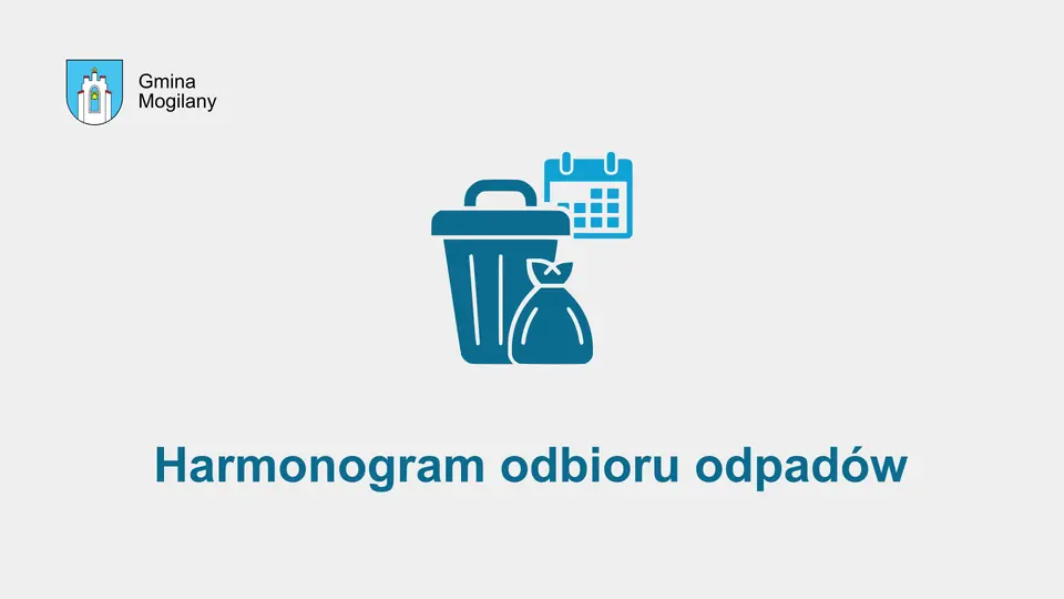 Harmonogram odbioru odpadów w 2026 roku