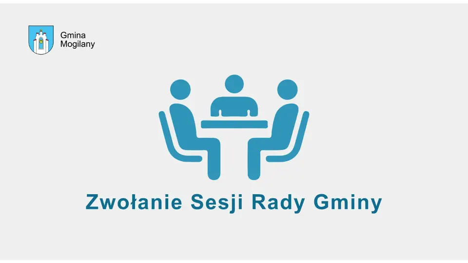 grafika z napisem sesja rady gminy