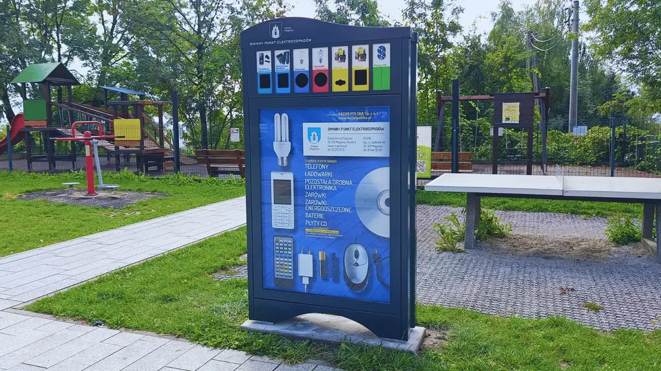 Gminny Punkt Elektroodpadów na Rynku w Mogilanach